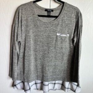 Style & Co. Women's Twofer Layered-Look Sweater Top